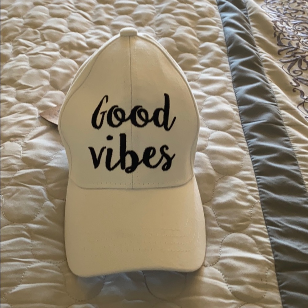 Adjustable brand new good vibes hat